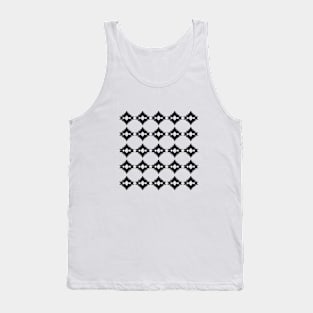 LUXURY BLACK ORNAMENTAL PATTERN Tank Top